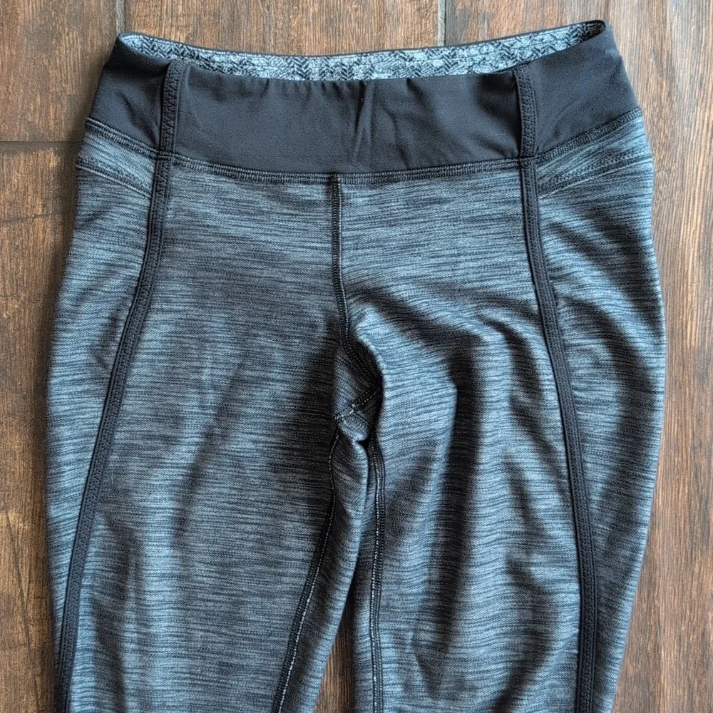 Lululemon Athletica Forme Pant Reversible Slub Denim Black Gray - Women's 4